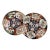 Pair of Vintage Japanese "Gold Imari" Hand-Painted Rickshaw Chargers, 11" For Sale