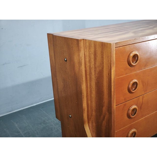 Czechoslovak Maple Sideboard with Drawers and Cabinet, 1960s For Sale - Image 15 of 18