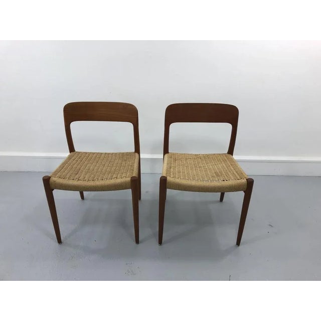 Set of Danish Teak No. 75 Chairs by Niels Møller for J. L. Møllers For Sale - Image 16 of 16