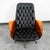 Black Mid Century Modern Lounge Chair Plycraft Mr Tufted Black Swivel George Mulhauser For Sale - Image 8 of 11