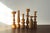 Scandinavian Wooden Candleholders, Set of 6 For Sale - Image 3 of 3