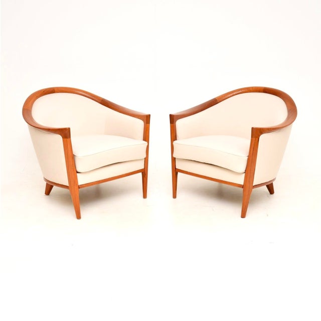 Vintage Swedish Teak Armchairs by Bertil Fridhagen for Bröderna Andersson, 1960, Set of 2 For Sale - Image 12 of 12