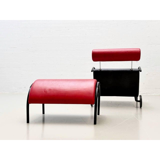 Set of Zyklus Lounge Chair and Ottoman by Peter Maly for Cor, 1980s For Sale - Image 13 of 16
