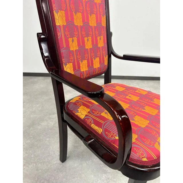 Art Nouveau Desk Chair by Gustav Siegel for Thonet, 1890s For Sale - Image 9 of 13