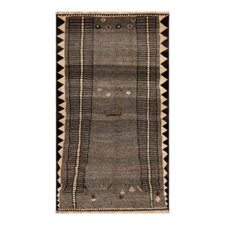 Nazmiyal Collection Vintage Persian Gabbeh Rug For Sale