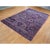 1910s 1910 Magenta Color Antique Persian Taftanjian Sarouk 300 KPSI Hand Knotted Wool Rug For Sale - Image 5 of 11
