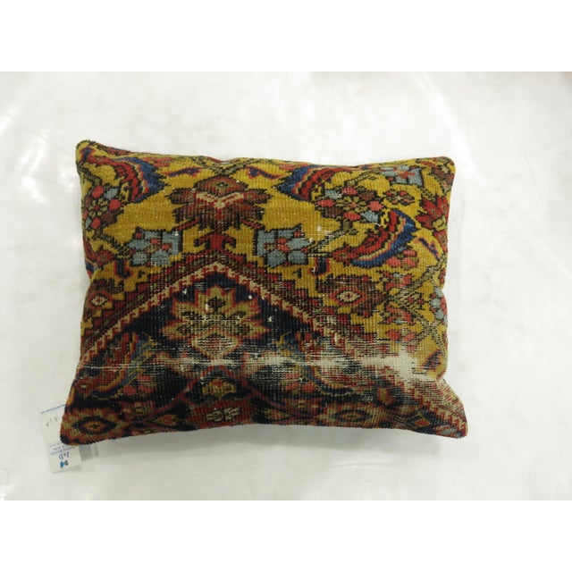 Persian Shabby Chic Rug Pillow For Sale - Image 4 of 5