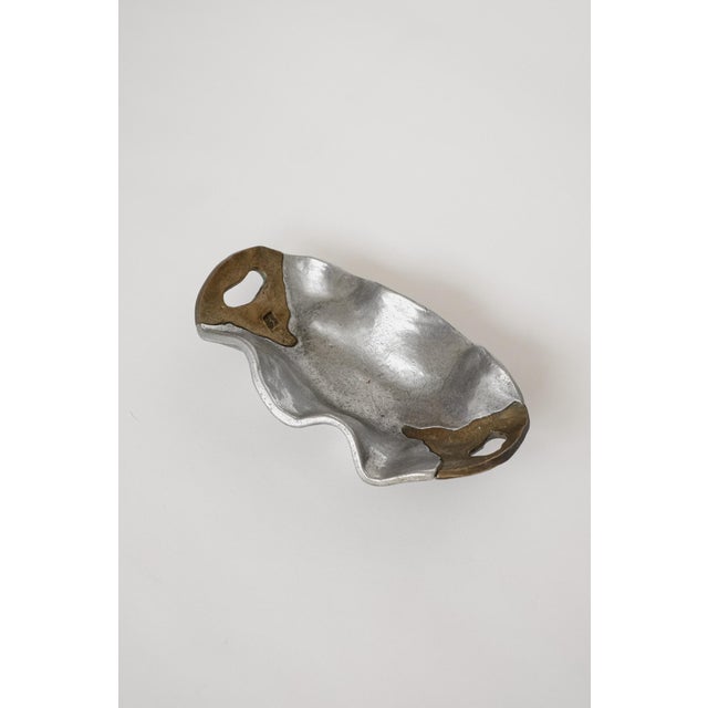 Brutalist Handcrafted Brutalist Bowl from David Marshall, 1970s For Sale - Image 3 of 10