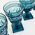 Glass Vintage Blue Wine Goblets - "Park Lane" by Colony - Set of 4, 1970s For Sale - Image 7 of 8