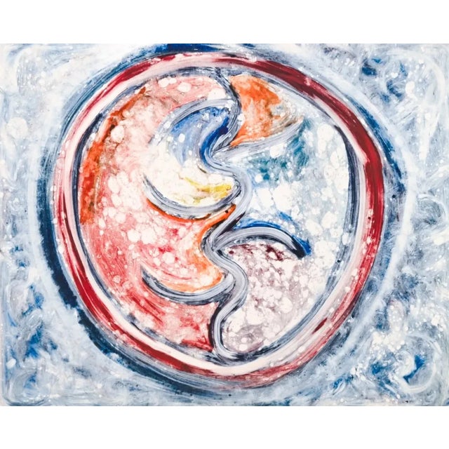 De Hirsh Margules Romanian-American 1899-1965, Abstract Colored Aquatint Etching Edition , numbered #2/2 Titled Signed 23...