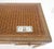 Ficks Reed Vintage Mid Century c1970s Wicker Low Profile 3 Drawer Desk Console Mint For Sale - Image 4 of 13
