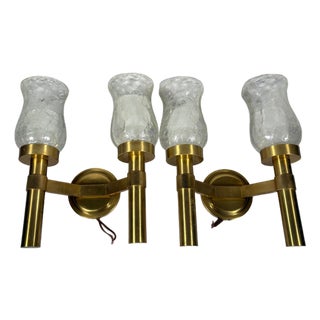 Modern Wall Sconces by Jean Perzel, 1960, Set of 2 For Sale