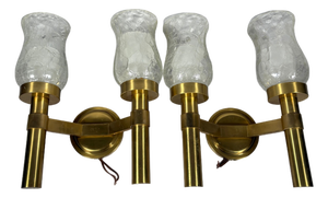 Modern Wall Sconces by Jean Perzel, 1960, Set of 2
