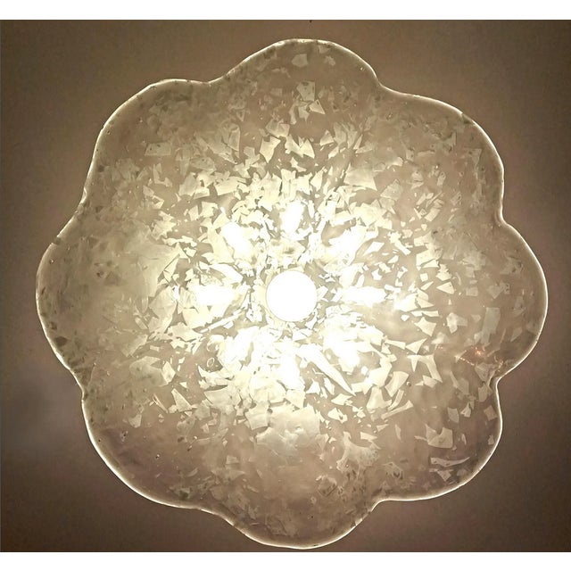 An astonishing masterwork of Glass Art, with Murano glass lampshade, unique and extremely limited edition "Cancan". Hand...