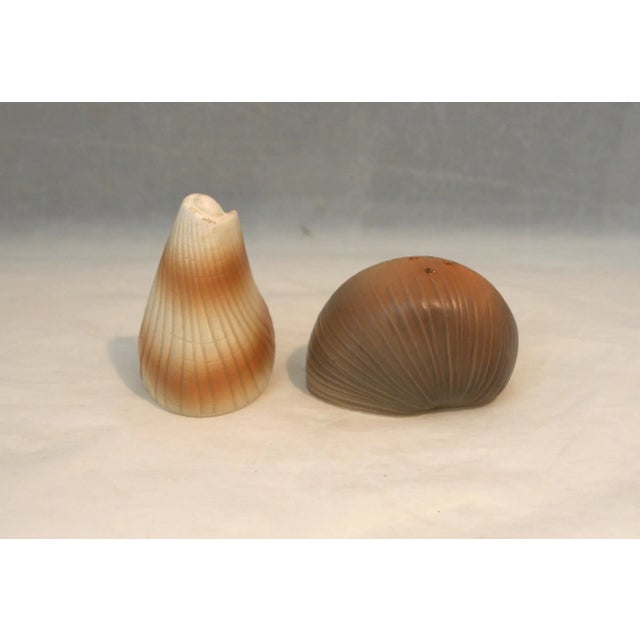 Vintage Otagiri Seashell Salt and Pepper Shakers These vintage salt and pepper shakers were made in Japan in 1982 by...