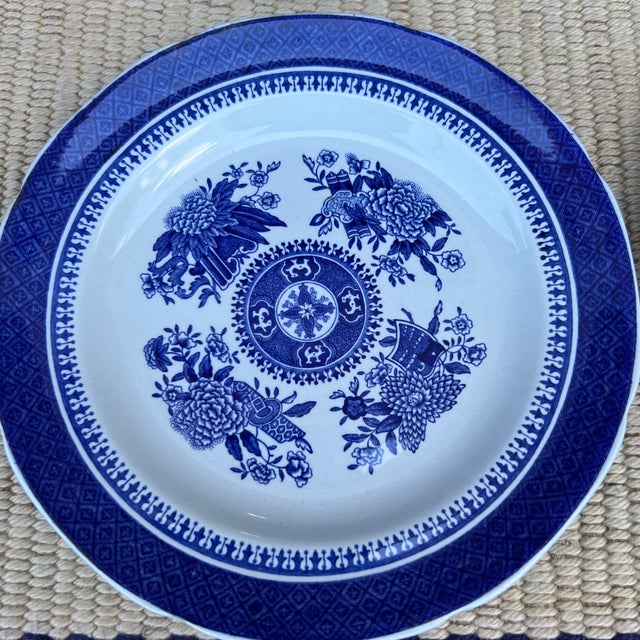 A Set of 4 Copeland Spode Fitzhugh Blue 6” Desert Plates, Circa 1960’s Made in England, circa 1960's 4 dessert plates....