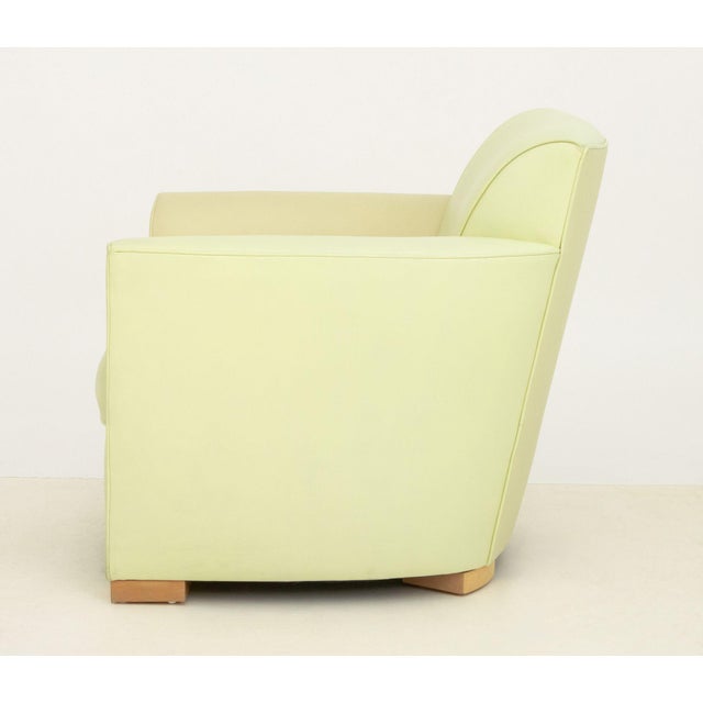 Late 20th Century John Hutton for Donghia "Noble" Leather Armchair For Sale - Image 5 of 7