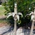 Hollywood Regency Palm Tree Table Lamps Silver Gilt Tole, a Pair For Sale - Image 12 of 12