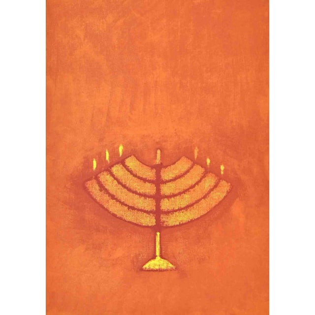 Max Ernst, Menorah, Lithograph, 1972 For Sale