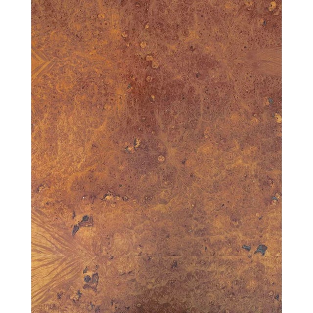 Italian Veneer Coffee or Side Table on Wheels, 1970s For Sale - Image 9 of 10