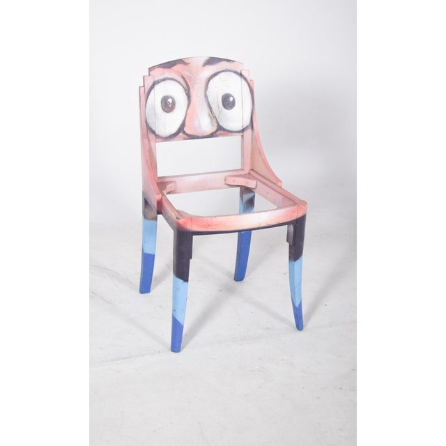1950s Portuguese Urban Art Chair by Francisco Camilo, 1950s For Sale - Image 5 of 8