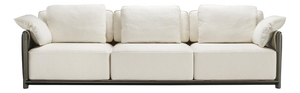 Dodo White Three-Seater Sofa by Stefano Giovannoni