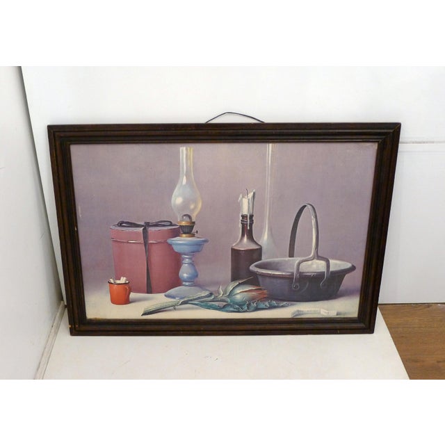 P. Grossi, Still Life, 1971, Wood and Canvas For Sale - Image 4 of 13