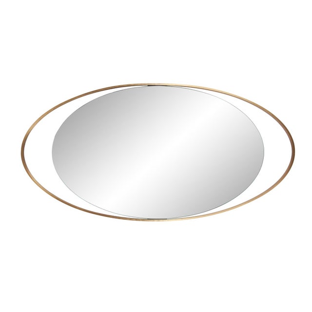 Kenneth Ludwig Chicago Nouvel Elliptical Mirror For Sale - Image 4 of 11