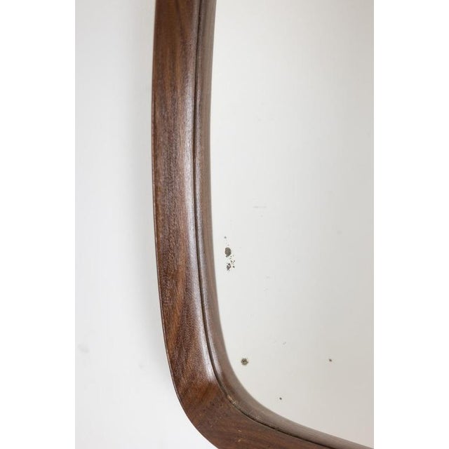 Rectangular Mirror in Teak Frame, 1960s For Sale - Image 3 of 6
