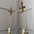 1980s John Richard Pillar Lamps Features Detailed Brass Palm Frond Accents and a Leaded Crystal Column - a Pair For Sale - Image 11 of 12