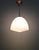Metal Bauhaus Pendant Light in White Opaline Glass and Chromed Metal from Philips, 1930 For Sale - Image 7 of 11