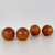 Spherical Pearwood Candleholders attributed to Bottega Ghianda for Hermès, 1970s, Set of 4 For Sale - Image 9 of 14