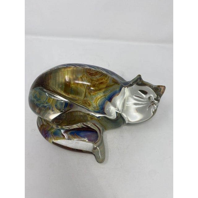 Traditional Murano Glass Cat For Sale - Image 3 of 6