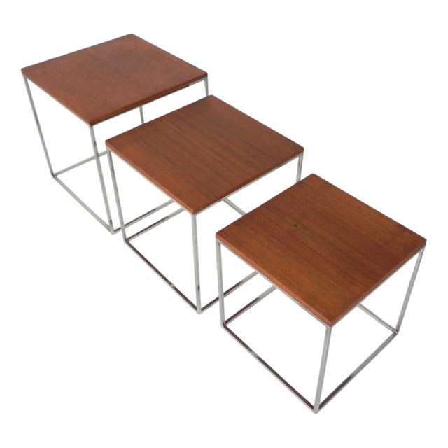 Vintage Nesting Tables, 1960s, Set of 3 For Sale