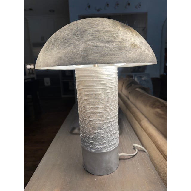 White Pair of Palecek Table Lamps For Sale - Image 8 of 11