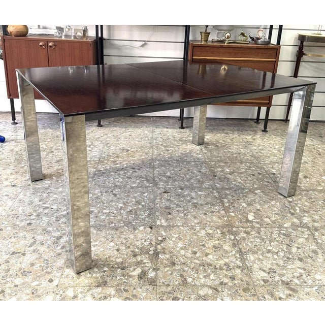 Dining Table attributed to Giovanni Offredi for Saporiti, 1970s For Sale - Image 12 of 14