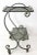 1960s French Iron Table Trolley Console with Wheels, 1960s For Sale - Image 5 of 10