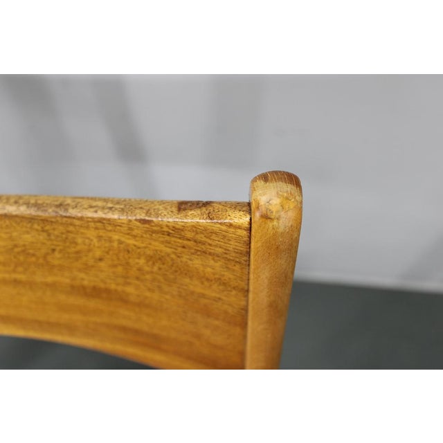 Tan Mid-Century Danish Dining Chairs in Afzélie and Beech, 1960s, Set of 4 For Sale - Image 8 of 18