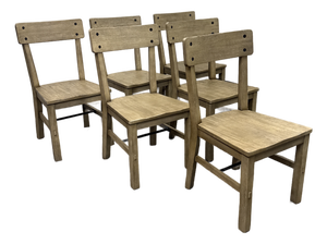 Pottery Barn Benchwright Dining Chairs, Set of Six