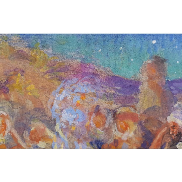 Late 19th Century Dinet Etienne - Orientalist Scene - Gouache - Framed - Late 19th Century For Sale - Image 5 of 12