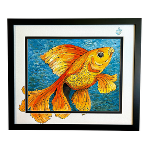 Original Watercolor Painting of “My Goldfish”