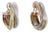 Cartier 18k Trinity Tri-Color Gold Triple Interlaced Oval Hoop Earrings w/Paper For Sale