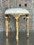 Add a touch of antique elegance to your space with this stunning vintage giltwood vanity stool. Featuring intricately...