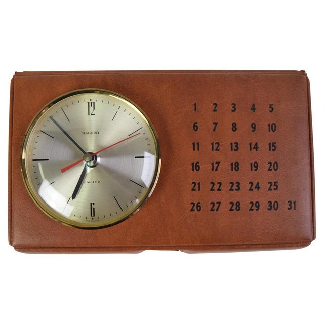 Vintage Clock and Calendar and Box, 1970. For Sale - Image 13 of 13