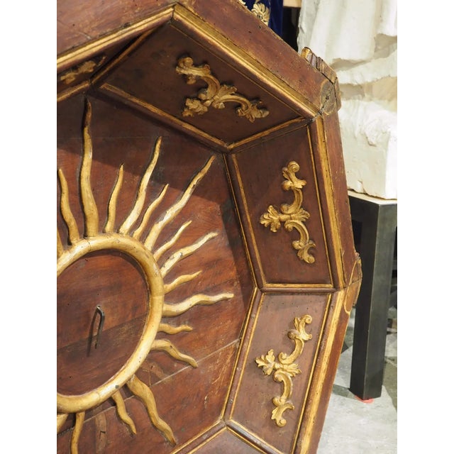 18th Century Italian Walnut Wood Pulpit Canopy For Sale - Image 12 of 13