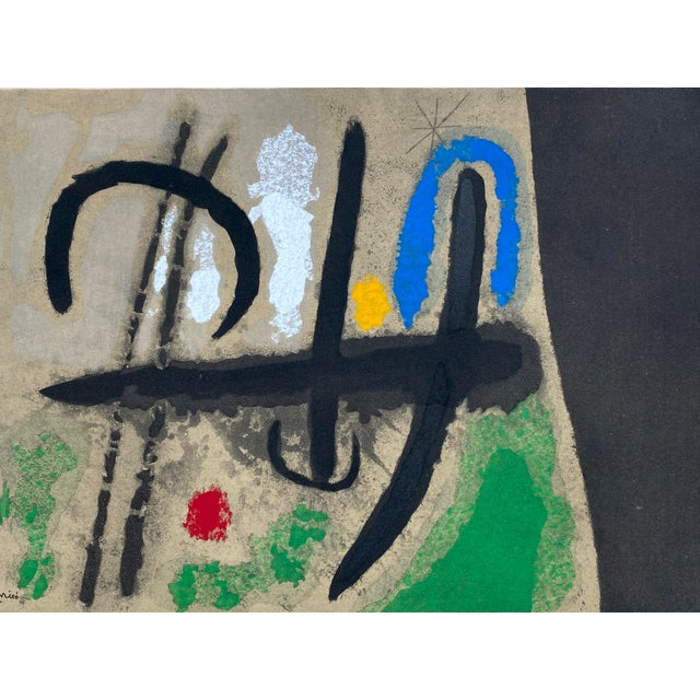 Joan Miro, Oiseau dans un Paysage, 1960s, Lithograph For Sale - Image 4 of 17