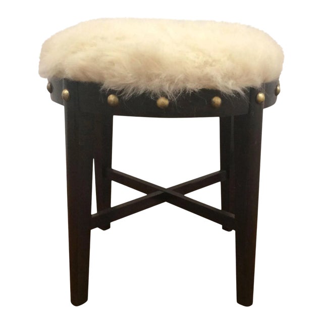 Hollywood Regency Style Stool For Sale