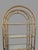 Mid 20th Century Vintage Gilt Metal Faux Bamboo Curio Display Etagere With 5 Glass Shelves For Sale - Image 5 of 8