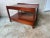 Brown Mid 20th Century Walnut Two Tier One Drawer Side End Table. For Sale - Image 8 of 8