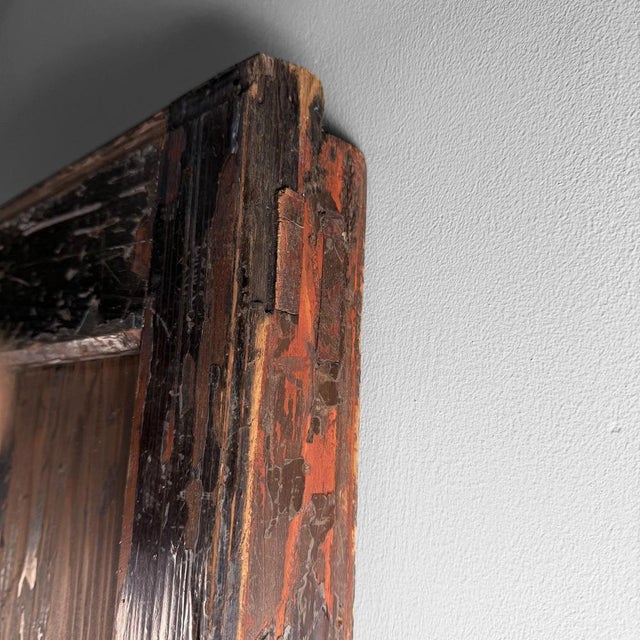 Antique Japanese Architectural Hikido Sliding Door Wall Panel, 1860s For Sale - Image 11 of 18